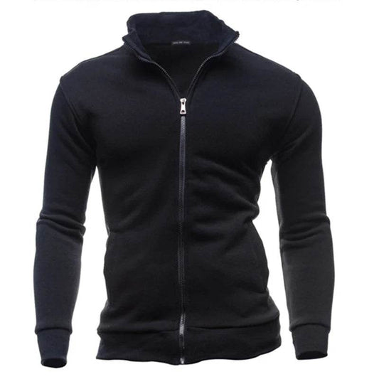 MRMT Men's Stand-Up Collar Jacket - Casual Hoodless Zipper Coat - Buy Center US