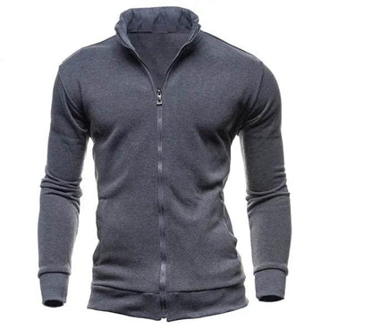 MRMT Men's Stand-Up Collar Jacket - Casual Hoodless Zipper Coat - Buy Center US