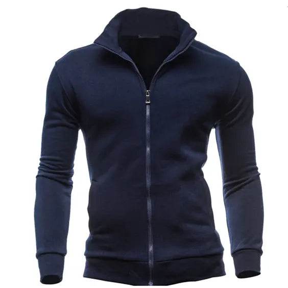 MRMT Men's Stand-Up Collar Jacket - Casual Hoodless Zipper Coat - Buy Center US