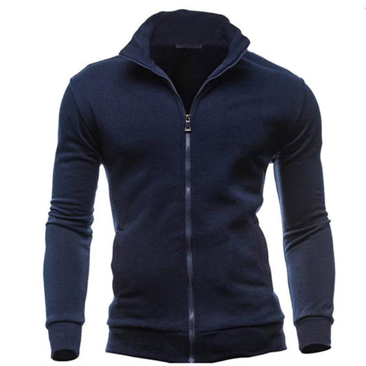 MRMT Men's Stand-Up Collar Jacket - Casual Hoodless Zipper Coat - Buy Center US