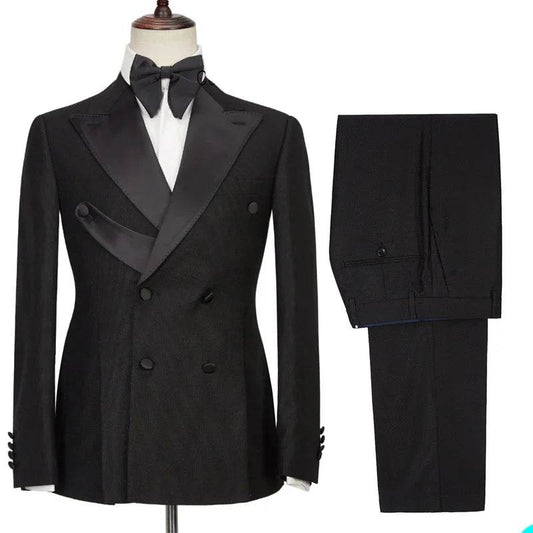 iLoveWedding Slim Formal Suit for Men - Custom Blazer & Pant Set - Buy Center US