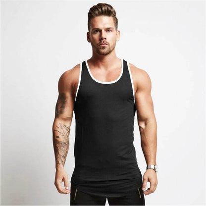 GYM WARRIORS Men's Cotton Bodybuilding Stringer Tank Top - Casual Summer Fit - Buy Center US