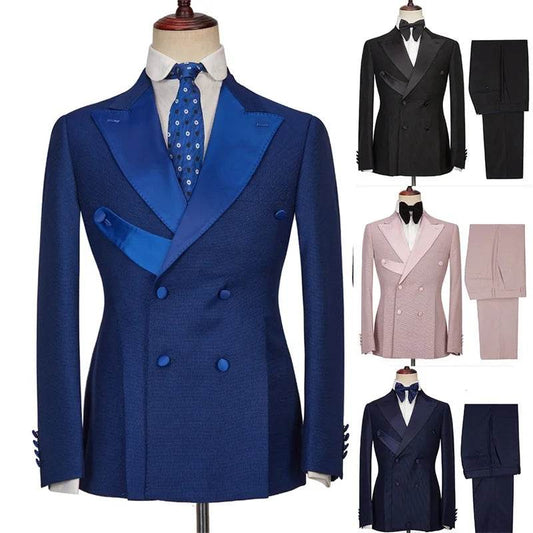 iLoveWedding Slim Formal Suit for Men - Custom Blazer & Pant Set - Buy Center US