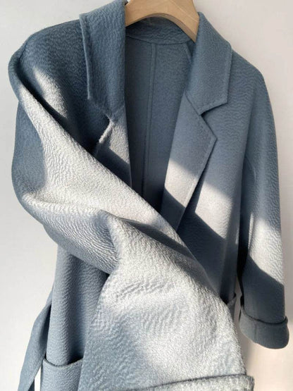 RosEvans Handmade Wool Coat - Double-Sided, Casual Style for Women - Buy Center US