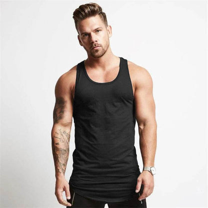 GYM WARRIORS Men's Cotton Bodybuilding Stringer Tank Top - Casual Summer Fit - Buy Center US