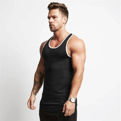 GYM WARRIORS Men's Cotton Bodybuilding Stringer Tank Top - Casual Summer Fit - Buy Center US