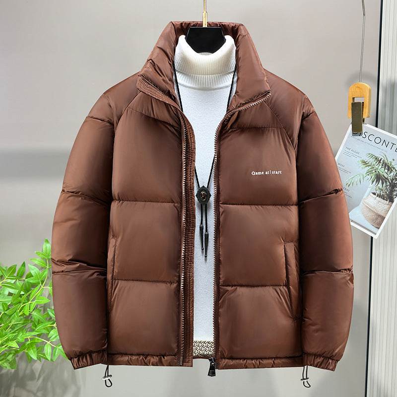 Buycenter Men's Casual Thick Coat - Cotton-Padded Jacket for Youth - Buy Center US