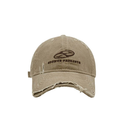 Stylish Ripped Denim Baseball Cap - Adjustable & Breathable Sunshade - Buy Center US