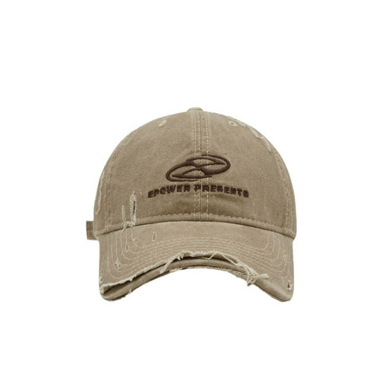 Stylish Ripped Denim Baseball Cap - Adjustable & Breathable Sunshade - Buy Center US