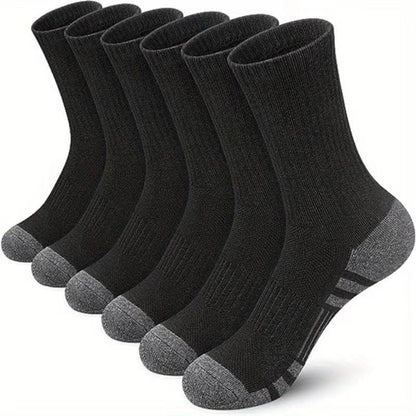 Buycenter Plus Size Color Matching Athletic Socks - Comfortable Mid Tube Design - Buy Center US