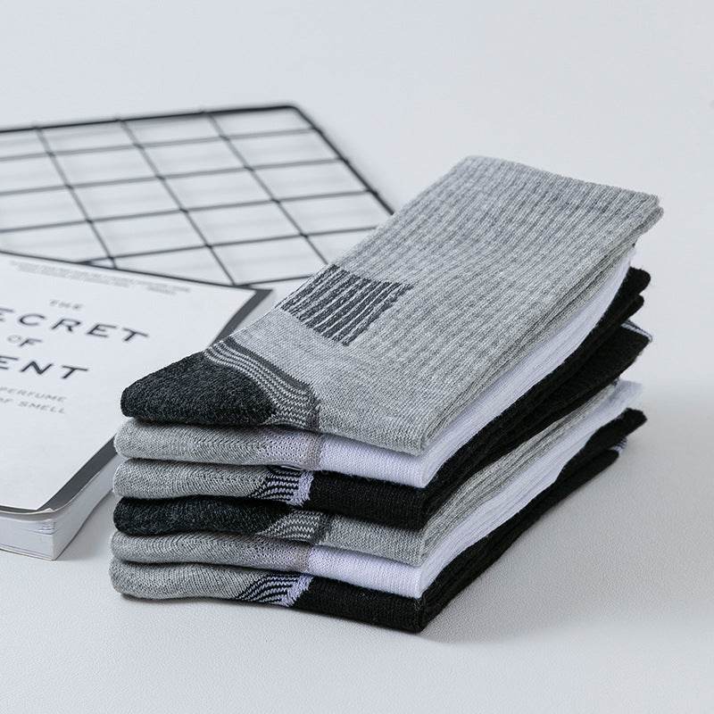 Buycenter Stripe Sports Socks - Sweat-Absorbent & Breathable Comfort - Buy Center US