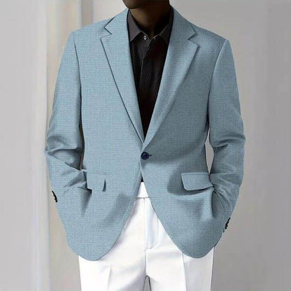 Buycenter Men's Digital Printed Suit Jacket - Stylish & Casual for Spring - Buy Center US
