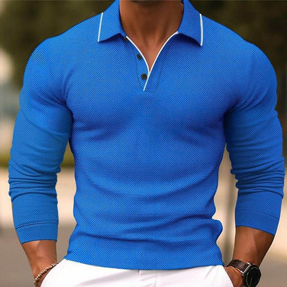 Men's Long Sleeve Button Sweatshirt - Digital Print for Sports & Leisure - Buy Center US