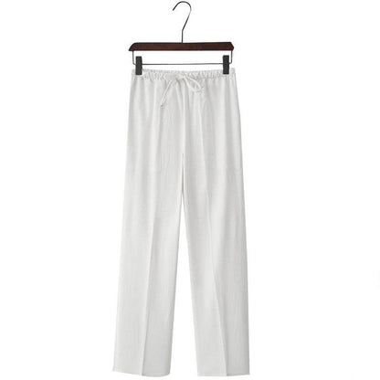 Buycenter Men's Linen Casual Pants - Oversized, Lightweight for Spring - Buy Center US