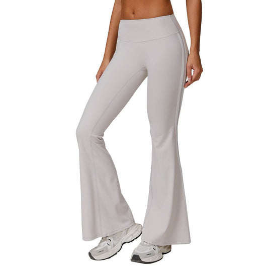 Nude Feel Sports Trousers - Slimming Wide Leg Fitness Pants for Women - Buy Center US