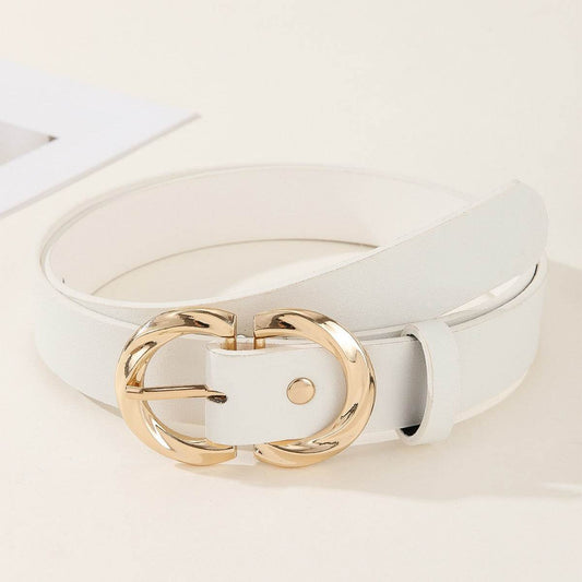 Women's Unique Exquisite Belt - Adjustable Imitation Leather, Snap Button - Buy Center US