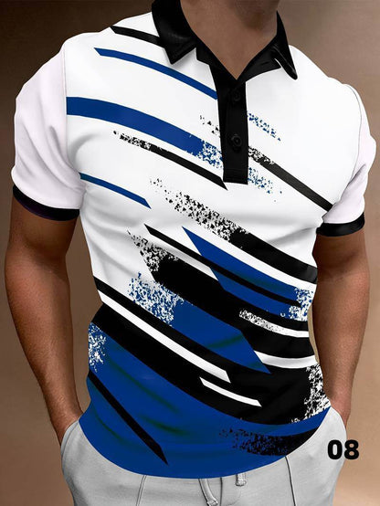 3D Digital Printing Pullover - Short Sleeve Leisure Top – Unisex Sizes S-5XL - Buy Center US