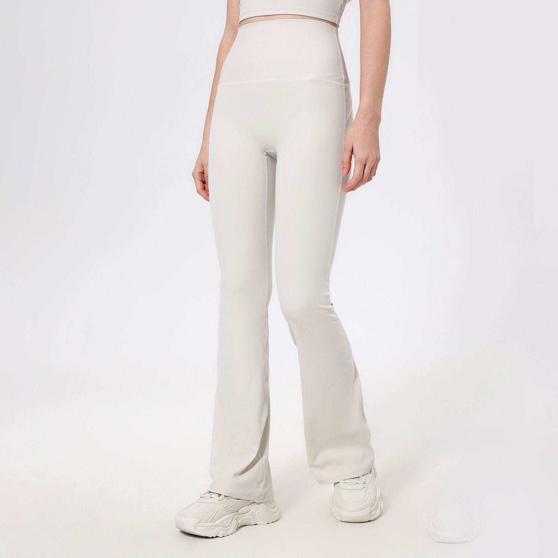 High Waist Yoga Pants - Peach Hip Raise, Breathable Nylon, Women’s Wear - Buy Center US