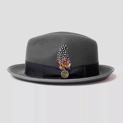 Fashion Bowknot Ribbon Sheep Felt Hat - Stylish Sunshade for Every Occasion - Buy Center US