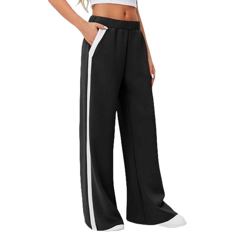 High Waist Wide Leg Yoga Pants - Casual Loose Fit in Multiple Colors - Buy Center US