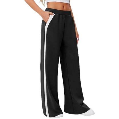 High Waist Wide Leg Yoga Pants - Casual Loose Fit in Multiple Colors - Buy Center US
