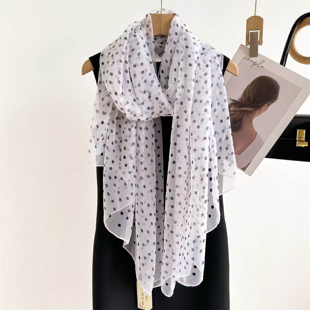 Women's Long Printed Anti-DDoS Scarf - Stylish & Ethnic Design - Buy Center US