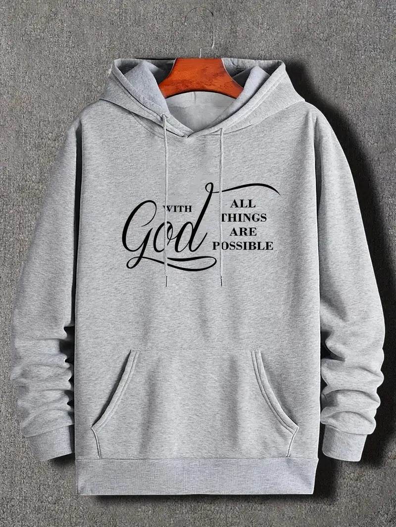 Buycenter Velvet Fall Winter Hoodie - Cotton Pullover for Men - Buy Center US