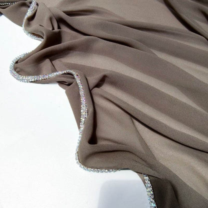Light Diamond Chiffon Scarves for Women - Elegant Toe-Covered Fashion Accessory - Buy Center US