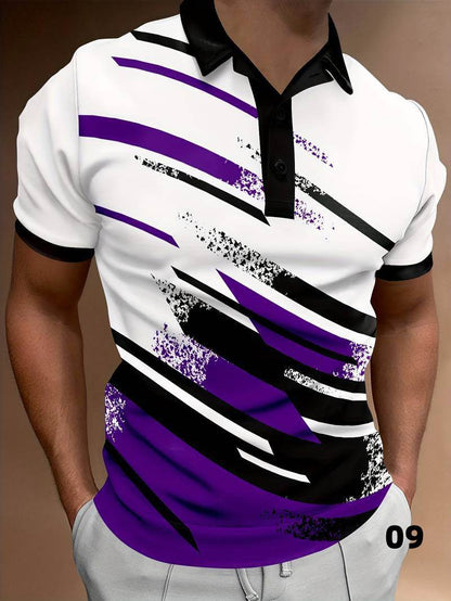 3D Digital Printing Pullover - Short Sleeve Leisure Top – Unisex Sizes S-5XL - Buy Center US