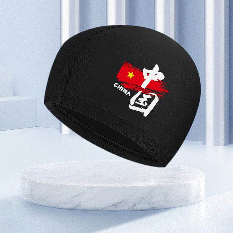 Comfortable High Elastic Swimming Cap - Stylish Patterns for Adults - Buy Center US