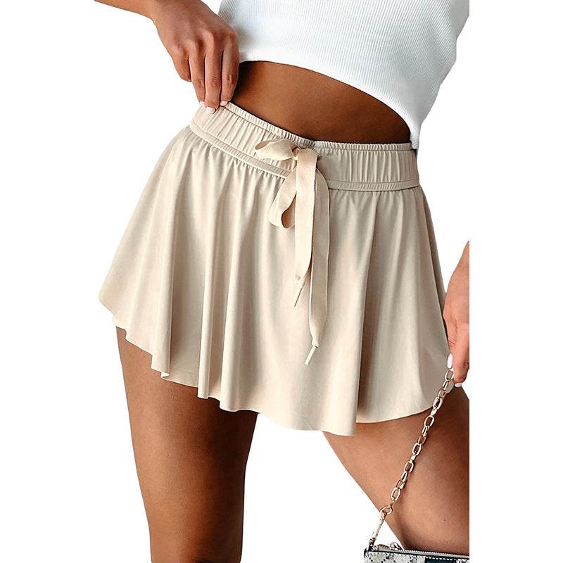 Minimal High Waist Pleating Casual Shorts - Versatile Japanese Style - Buy Center US