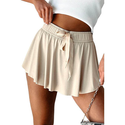 Minimal High Waist Pleating Casual Shorts - Versatile Japanese Style - Buy Center US