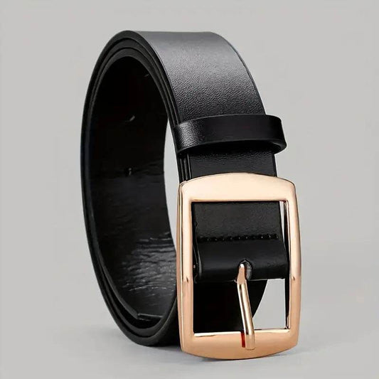 Buycenter Men's Casual Belt - Pin Buckle PU Microfiber Fashion Accessory - Buy Center US