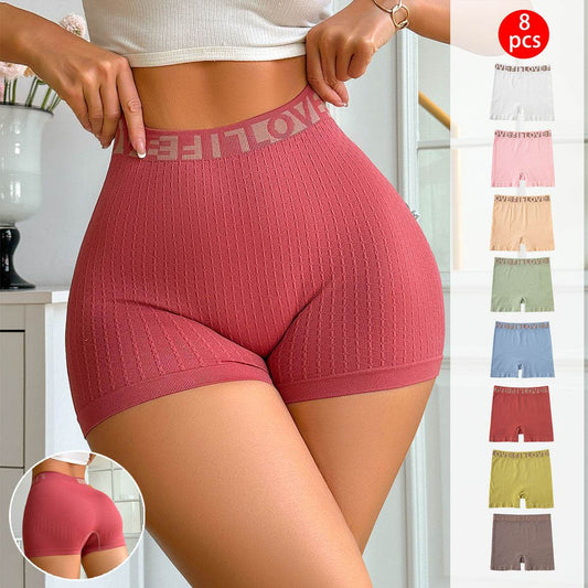 Women's High Top Sports Boxers - Breathable & Seamless Nylon Shorts - Buy Center US