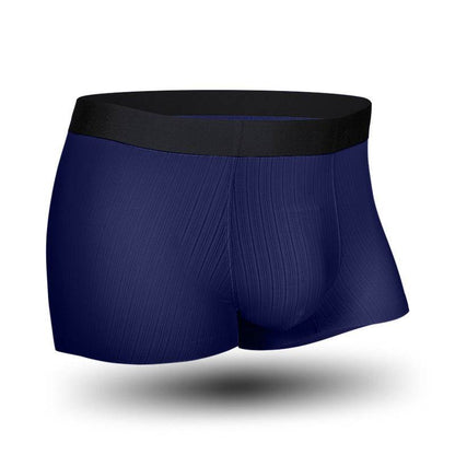 Buycenter Men's Ice Silk Underwear - Trendy Mid Waist, Breathable Fit - Buy Center US