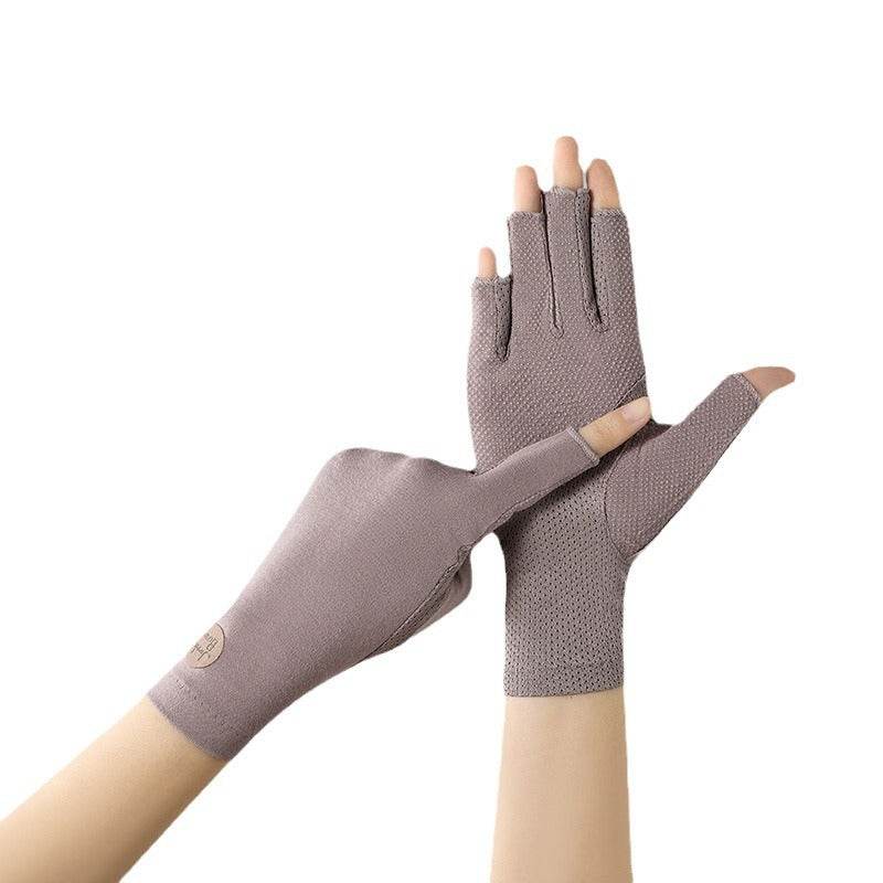 Open Finger Half Finger Gloves - UV-Proof Touch Screen Cycling Gear - Buy Center US
