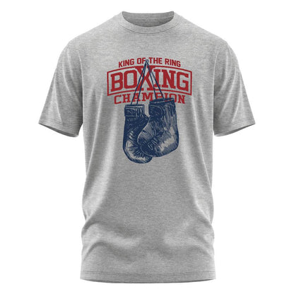 Boxing Printed T-shirt for Men & Women - Cotton, Multiple Colors Available - Buy Center US