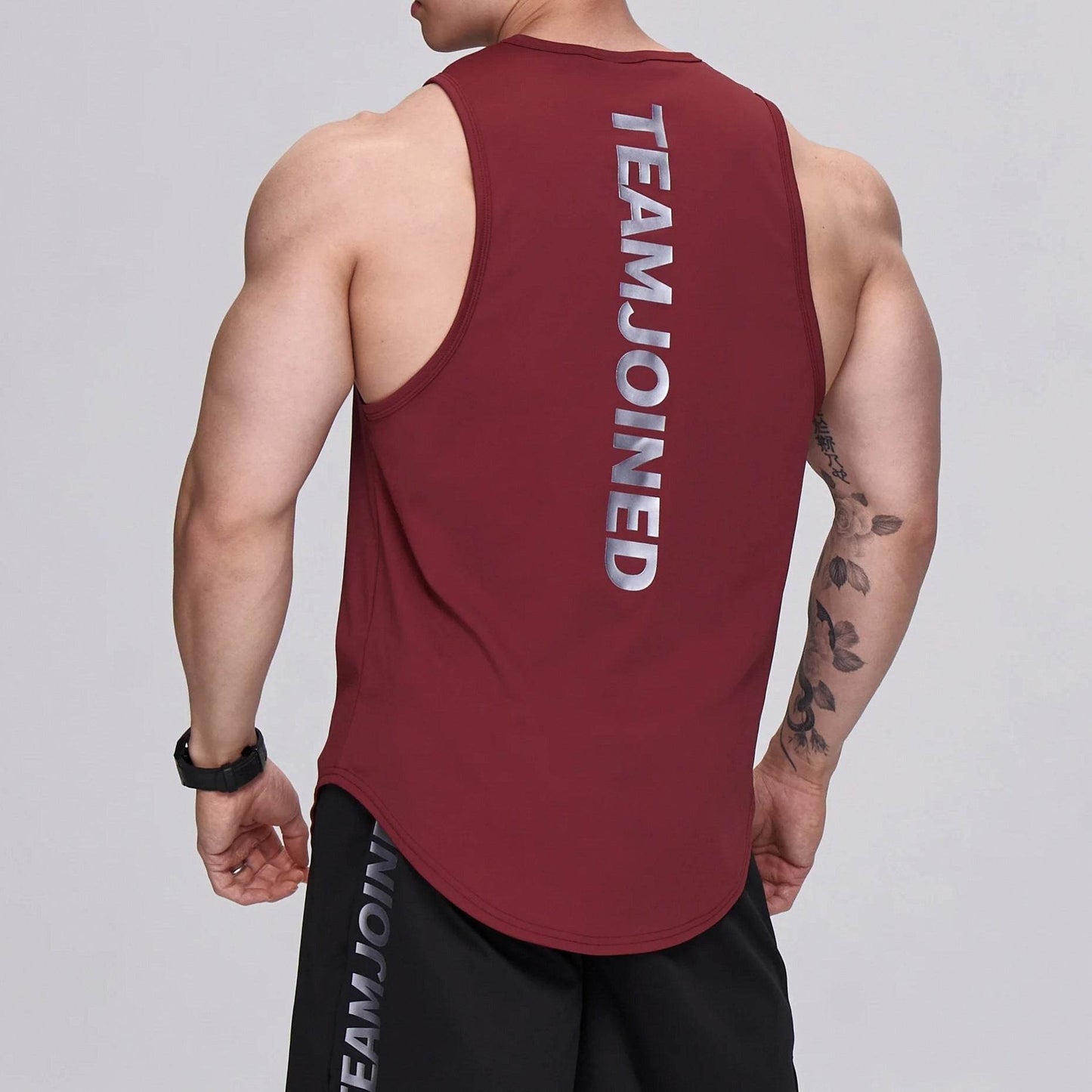 Men's Slim Fit Sleeveless Shirt - Breathable Cotton for Running & Sports - Buy Center US
