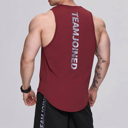Men's Slim Fit Sleeveless Shirt - Breathable Cotton for Running & Sports - Buy Center US