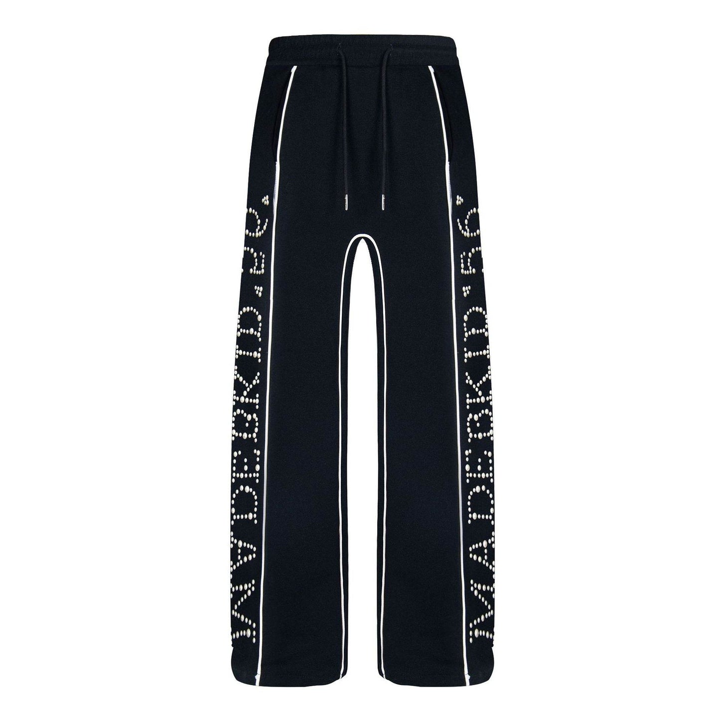 Casual Loose Hot Diamond Letter Stripes Sports Pants for Men - Buy Center US