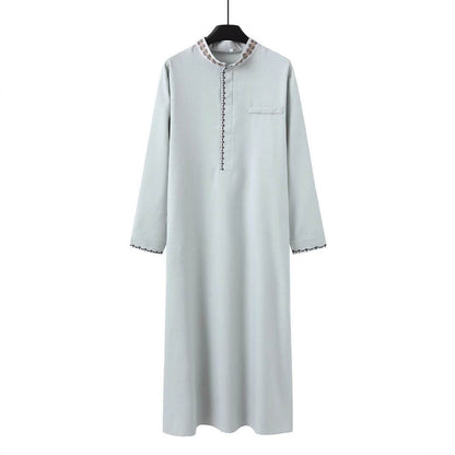 Buycenter Men's Azure Robe - Loose Lapel Casual Fashion Clothing - Buy Center US