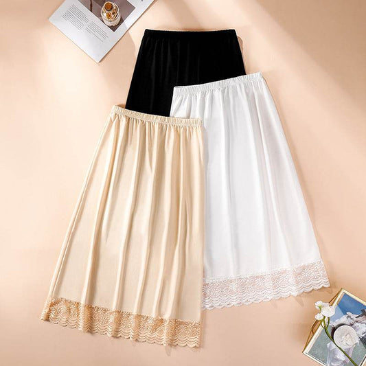 Urban Style Anti-Exposure Half-Length Slip Dress - Long A-Line Skirt - Buy Center US