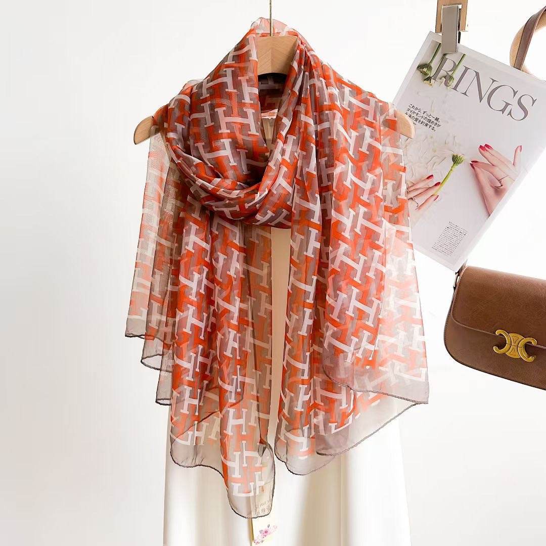 Women's Long Printed Anti-DDoS Scarf - Stylish & Ethnic Design - Buy Center US