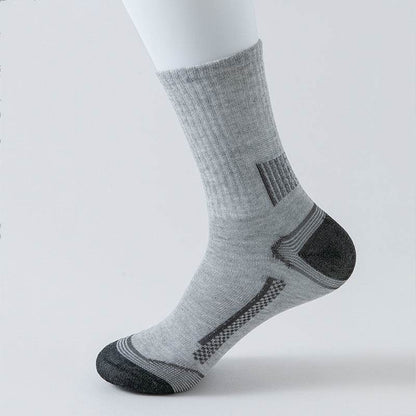 Buycenter Stripe Sports Socks - Sweat-Absorbent & Breathable Comfort - Buy Center US