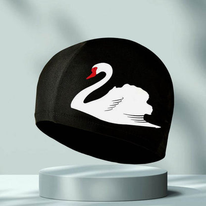Comfortable High Elastic Swimming Cap - Stylish Patterns for Adults - Buy Center US