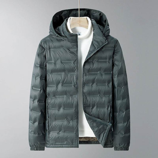 Buycenter Graphene Hooded Down Jacket - Sports Casual, Multiple Sizes - Buy Center US