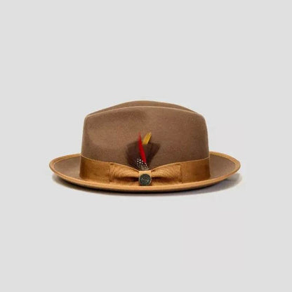 Fashion Bowknot Ribbon Sheep Felt Hat - Stylish Sunshade for Every Occasion - Buy Center US