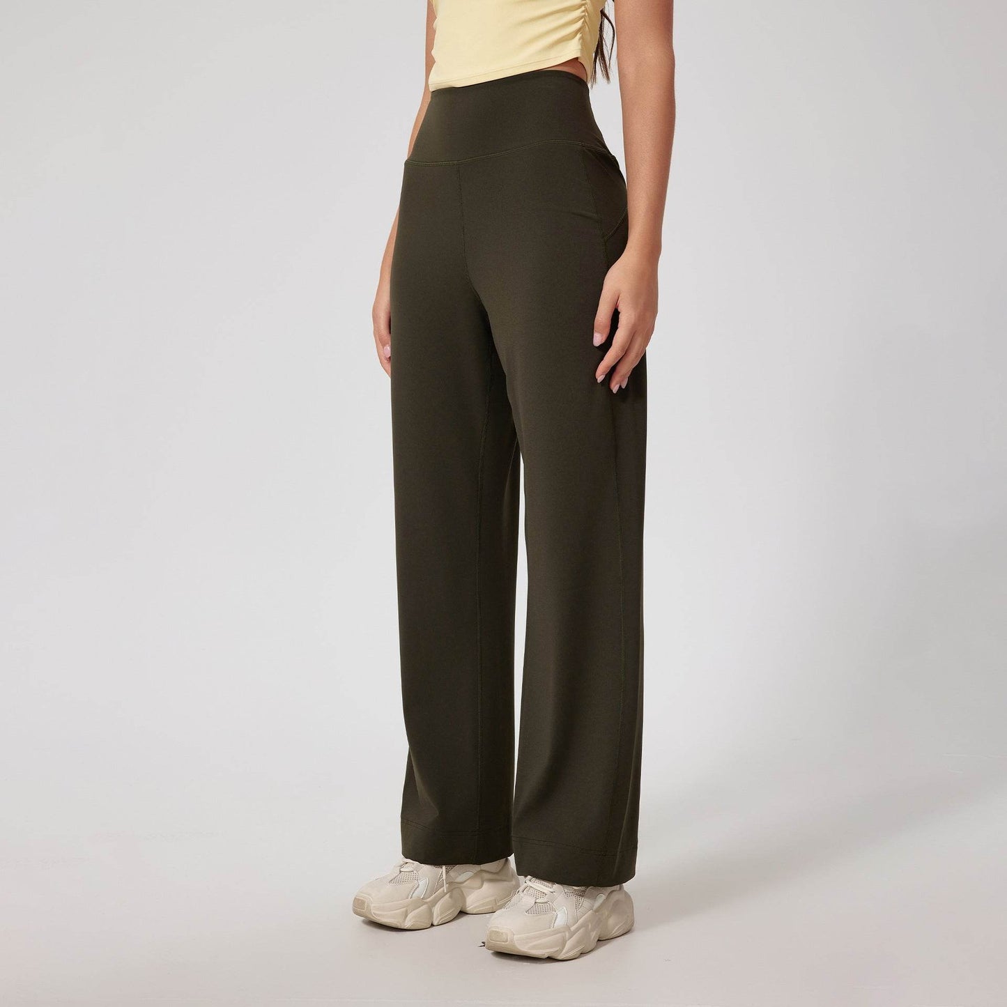 High Waist Skinny Bell-Bottom Pants - Breathable & Loose Fit Styles - Buy Center US