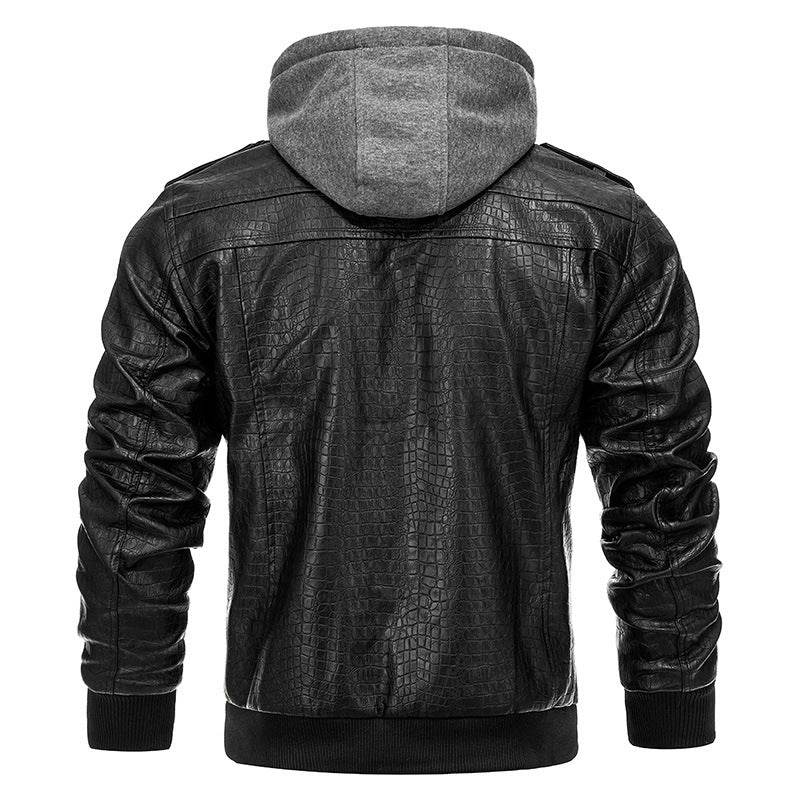 Buycenter Men's PU Leather Coat - Stylish, Retro Winter Jacket - Buy Center US