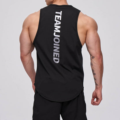 Men's Slim Fit Sleeveless Shirt - Breathable Cotton for Running & Sports - Buy Center US